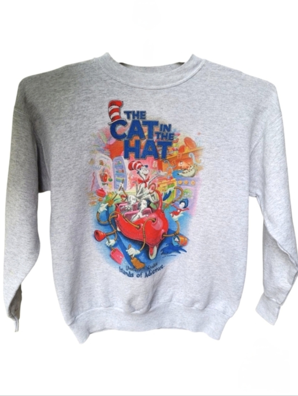 Universal Studios Vintage 90's Cat in the Hat Dr.Seuss Crewneck Pullover Size M